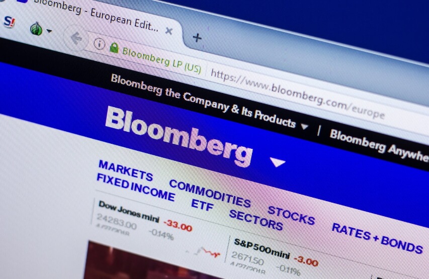 Bloomberg начинает тестировать криптовалютный индекс