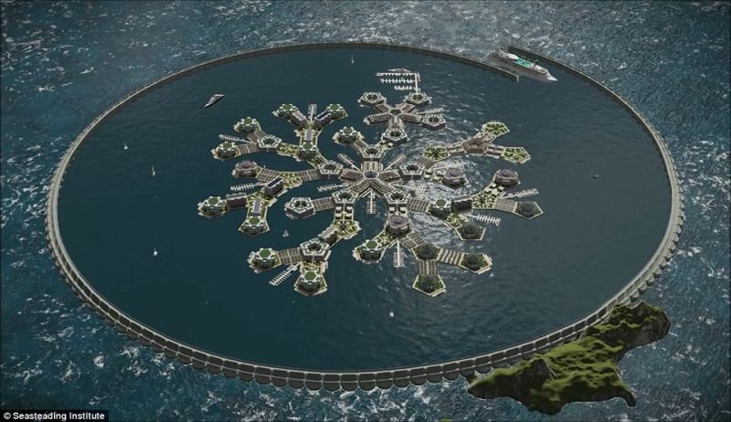 В 2022 году появится независимый плавучий остров со своей криптовалютой
