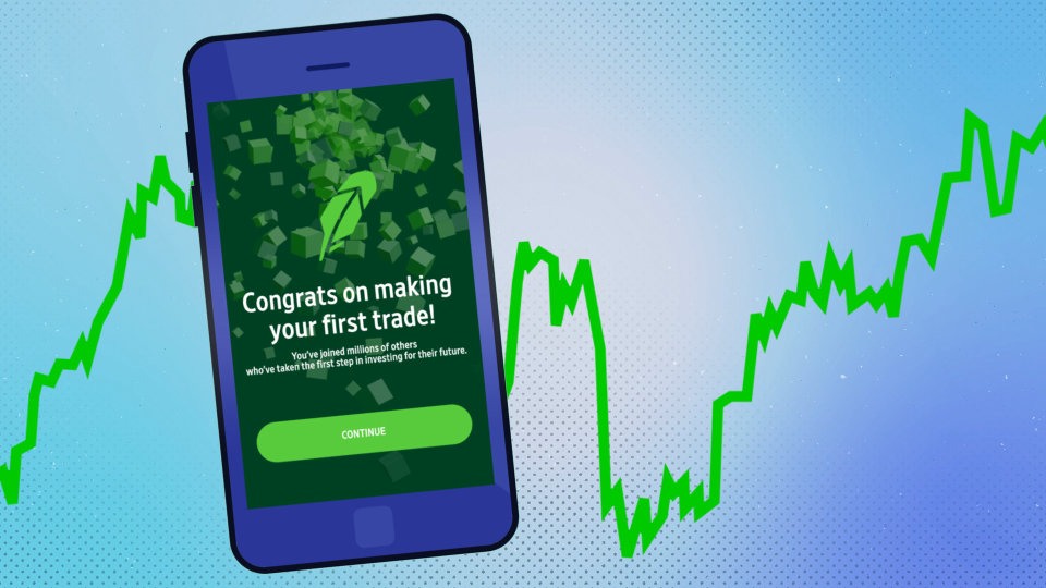 Торги акциями Robinhood на Nasdaq